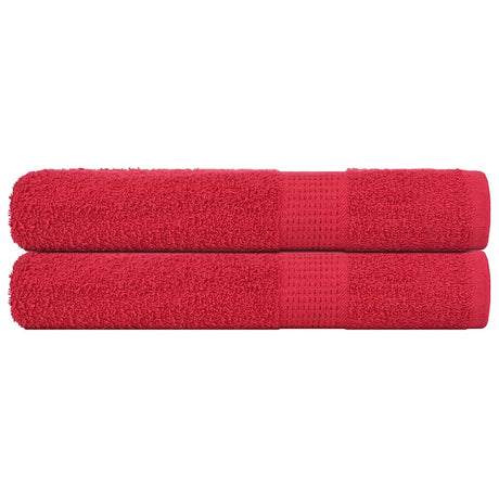 Ręczniki Vidaxx żaba 2 szt. 100x200 cm 360 g m² czerwony
