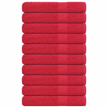 Ręczniki Vidaxx żaba 10 szt. 100x200 cm 360 g m² czerwony
