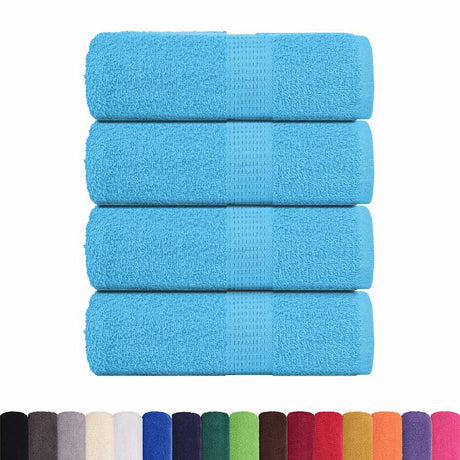 Ręczniki dla gości Vidaxx żaba 4 szt. 30x50 cm 360 g m² turkusowy