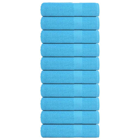 Ręczniki Vidaxx żaba 10 szt. 50x100 cm 360 g m² turkusowy