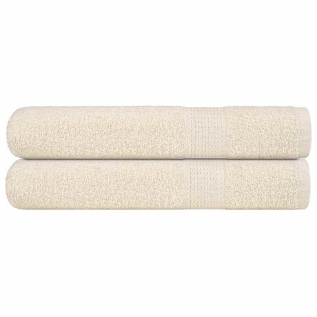 Ręczniki Vidaxx żaba 2 szt. 100x200 cm 360 g m² kremowy
