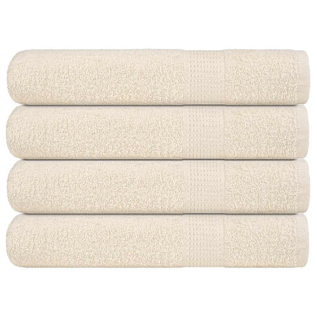 Ręczniki Vidaxx żaba 4 szt. 100x200 cm 360 g m² kremowy