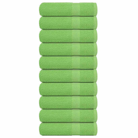 Ręczniki Vidaxx żaba 10 szt. 50x100 cm 360 g m² zielone jabłko