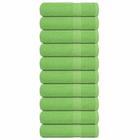 Ręczniki prysznicowe Vidaxx żaba 10 szt. 70x140 cm 360 g m² zielone jabłko