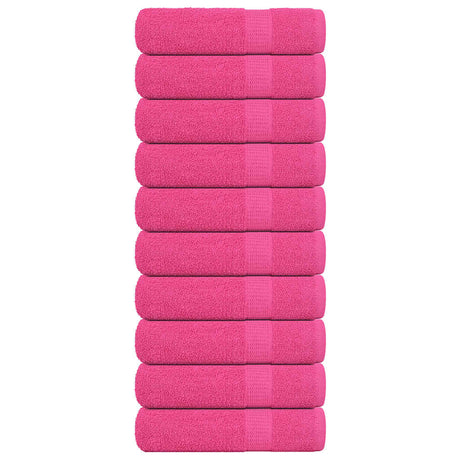 Ręczniki prysznicowe Vidaxx żaba 10 szt. 70x140 cm 360 g m² różowy