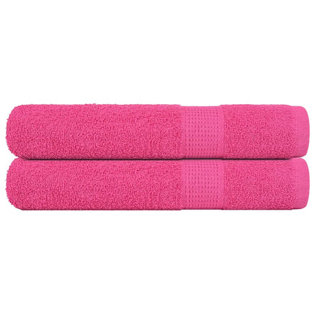 Ręczniki Vidaxx żaba 2 szt. 100x200 cm 360 g m² różowy