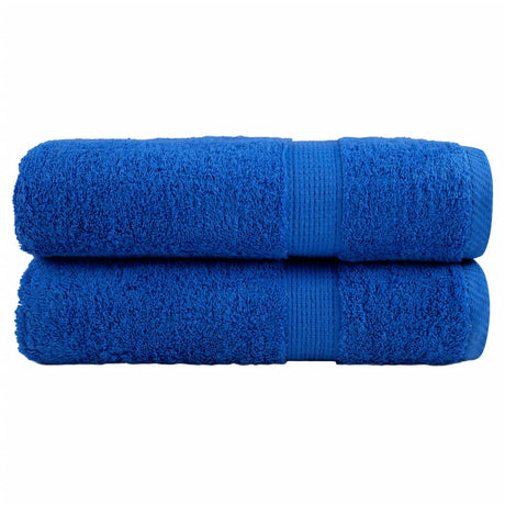 VidaXL ręczniki kąpielowe solund 2 szt. 600 g m² 100x150 cm niebieskie