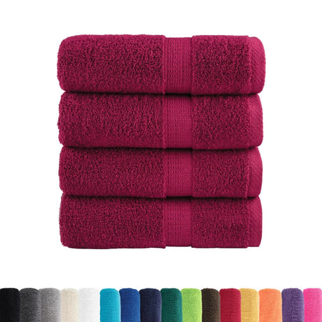 Myjki Vidaxx premium sound 4 sztuki bordowe 30x30 cm 600 g m²