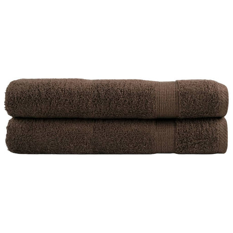 Ręczniki do sauny Vidaxx rozwiązanie 2 szt. 600 g m² 80x200 cm brązowe