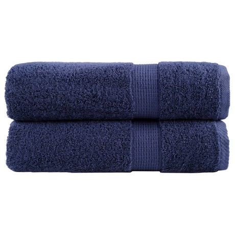 Ręczniki Vidaxx solund 2 szt. 600 g m² 50x100 cm granatowe