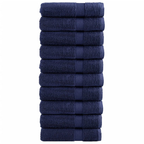 Ręczniki Vidaxx solund 10 szt. 600 g m² 50x100 cm granatowe