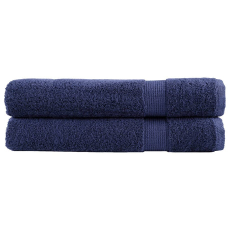 Ręczniki Vidaxx solund 2 szt. 600 g m² 100x200 cm granatowe