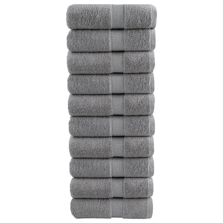 Myjki Vidaxx premium sound 10 sztuk szare 30x30 cm 600 g m²
