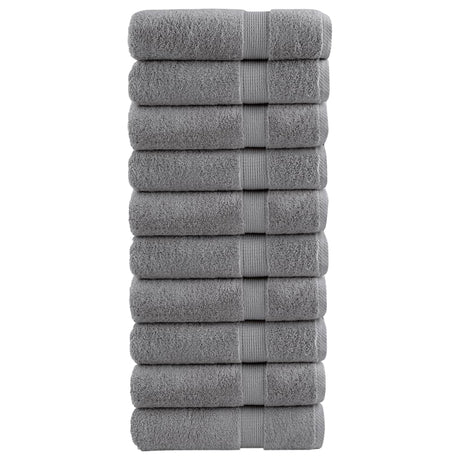 Ręczniki Vidaxx solund 10 szt. 600 g m² 50x100 cm szare