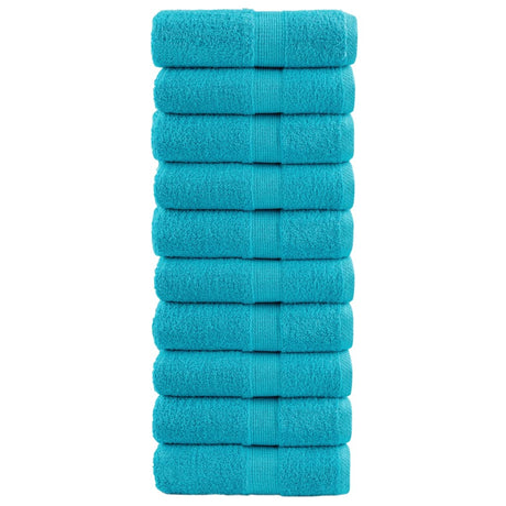 Vidaxl gastendoekjes solund 10 st 600 g m² 30x50 cm turquoise