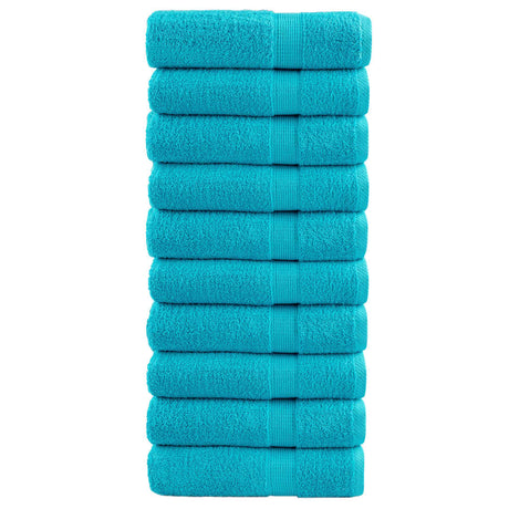 Ręczniki Vidaxx solund 10 szt. 600 g m² 50x100 cm turkusowe
