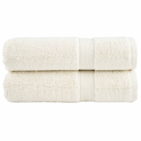Ręczniki Vidaxx solund 2 szt. 600 g m² 50x100 cm kremowe