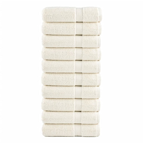 Ręczniki Vidaxx solund 10 szt. 600 g m² 50x100 cm kremowy