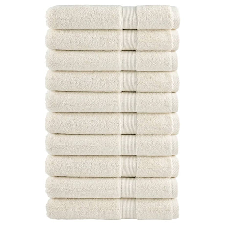 Ręczniki Vidaxx solund 10 szt. 600 g m² 100x200 cm kremowy