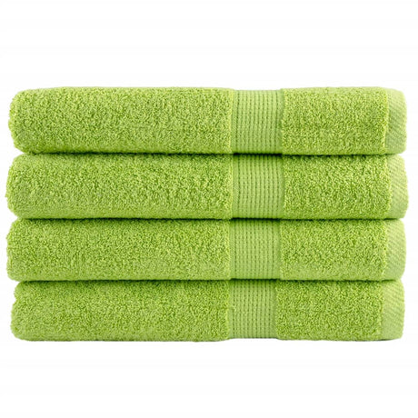 Ręczniki Vidaxx solund 4 szt. 600 g m² 100x200 cm jabłkowo-zielone