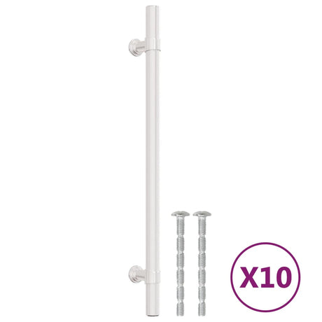 Uchwyty Vidaxx 10 szt. 192 mm ze stali nierdzewnej w kolorze srebrnym