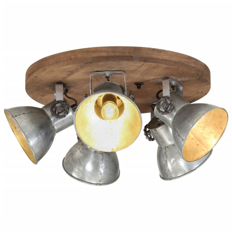 Lampa sufitowa Vidaxx 25 w e27 50x50x25 cm vintage srebrna