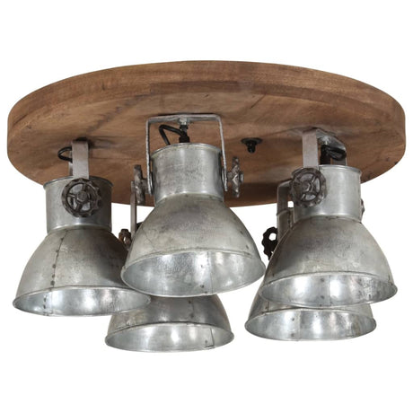 Lampa sufitowa Vidaxx 25 w e27 50x50x25 cm vintage srebrna