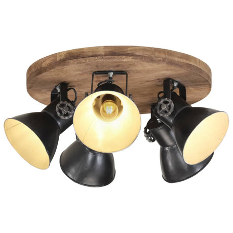 Lampa sufitowa Vidaxx 25w e27 50x50x25 cm czarna