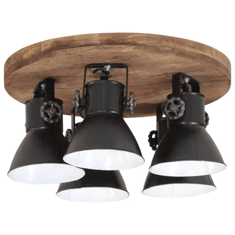 Lampa sufitowa Vidaxx 25w e27 50x50x25 cm czarna