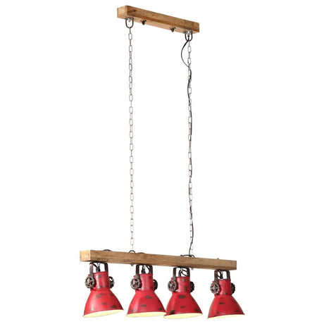 Lampa sufitowa Vidaxx 25 w e27 90x24x111 cm wyblakła czerwona