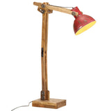 VidaXL Lampa podłogowa 25 W E27 33x25x130-150 cm wyblakła czerwona
