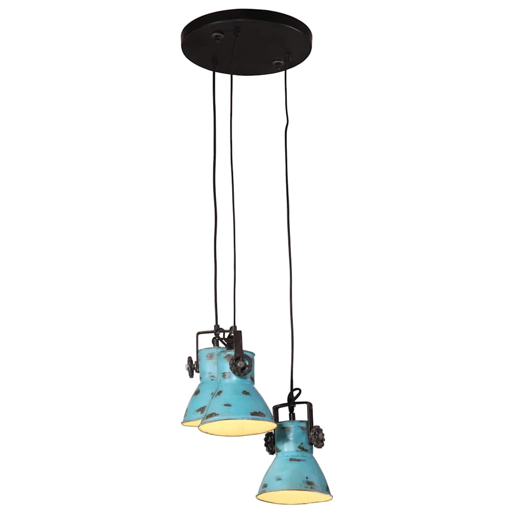 Lampa wisząca Vidaxx 25 w e27 30x30x100 cm wyblakły niebieski