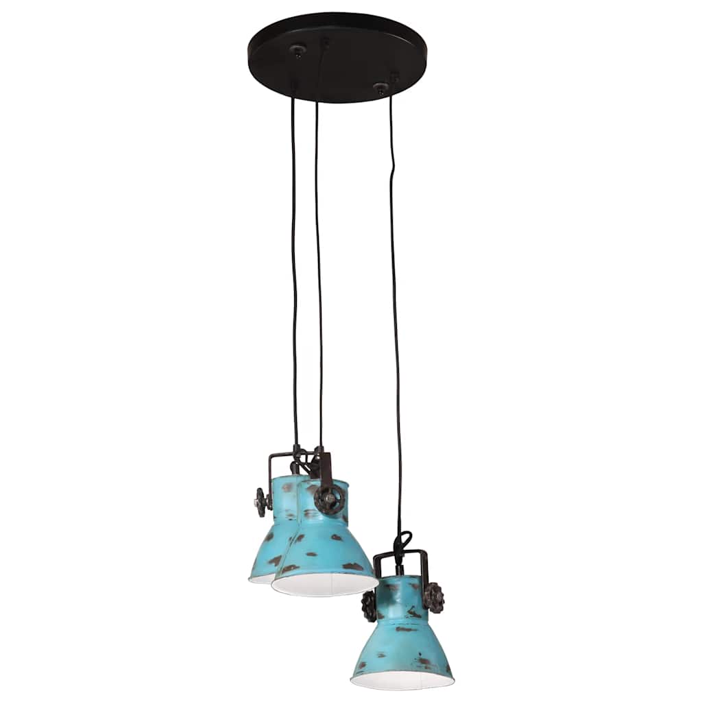Lampa wisząca Vidaxx 25 w e27 30x30x100 cm wyblakły niebieski