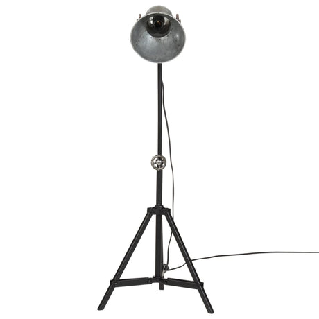 Lampa podłogowa VidaXL 25 w e27 35x35x65 95 cm vintage srebrna