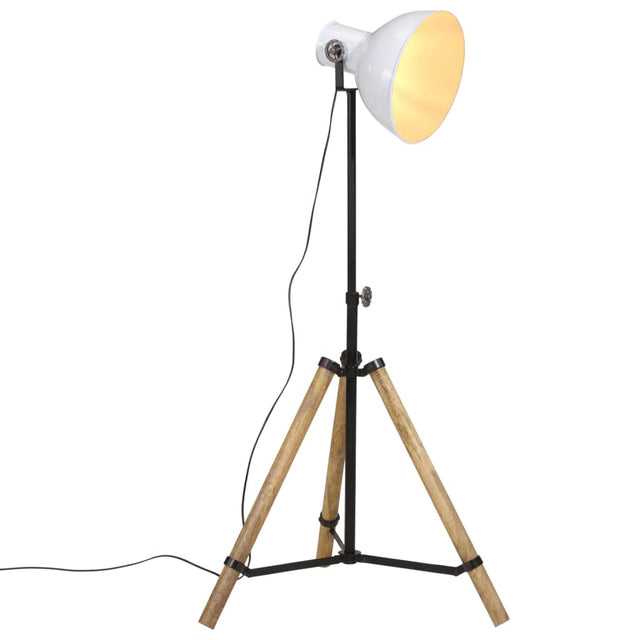 Lampa podłogowa VidaXL 25 w e27 75x75x90-150 cm biała