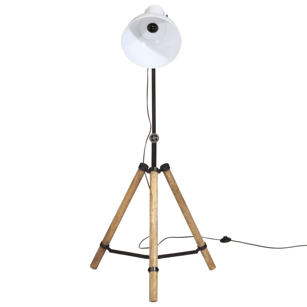 Lampa podłogowa VidaXL 25 w e27 75x75x90-150 cm biała