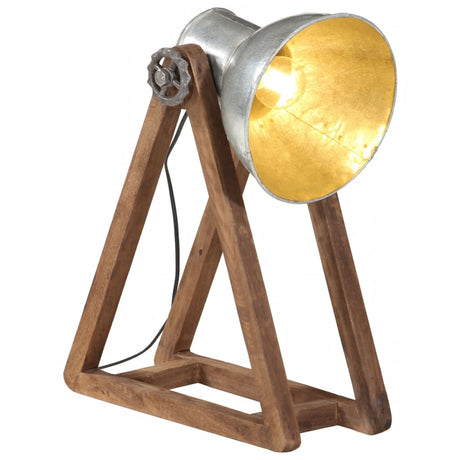 Lampa biurkowa Vidaxx 25 w e27 30x17x40 cm vintage srebrna