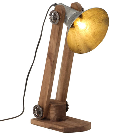 Lampa biurkowa Vidaxx 25 w e27 23x13x52 cm vintage srebrna