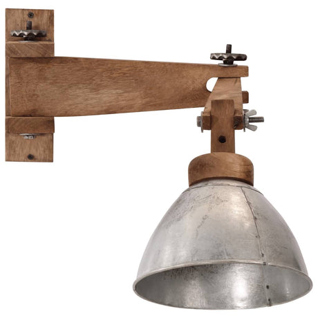 Lampa ścienna Vidaxxl 25 w e27 vintage w kolorze srebrnym