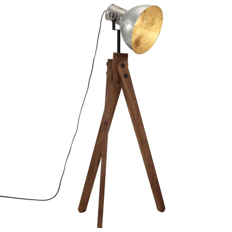 Lampa podłogowa Vidaxx 25 w e27 45x45x120 cm vintage srebrna