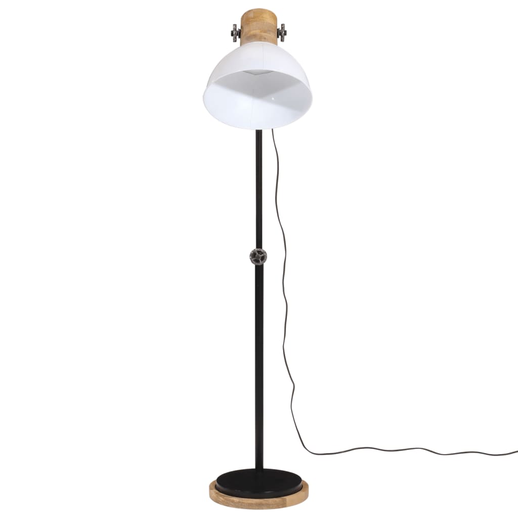 Lampa podłogowa VidaXL 25 w e27 30x30x100-150 cm biała