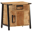 Vidaxl nachtkastje 40x30x42 cm massief mangohout