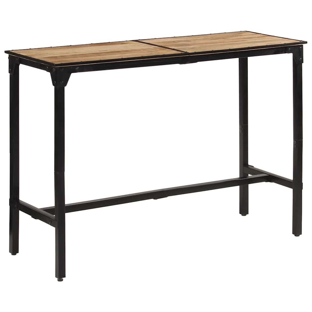 Vidaxl bartafel 150x55x107 cm massief ruw mangohout
