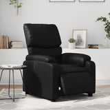 Vidaxl fauteuil elektrisch verstelbaar kunstleer zwart