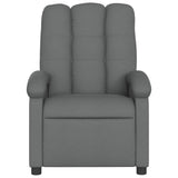 Vidaxl relaxfauteuil donkergrijze stof