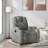 Vidaxl relaxfauteuil donkergrijze stof