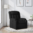 Vidaxl relaxfauteuil zwarte stof