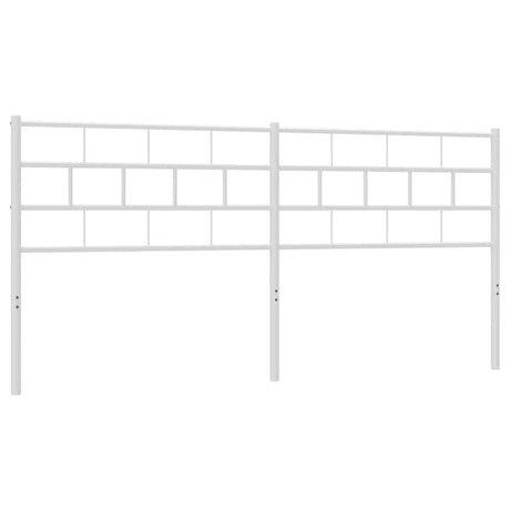 Vidaxl vervangend hoofdbord 180 cm metaal wit