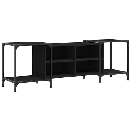 Vidaxl tv-meubel 153x37x50 cm bewerkt hout zwart