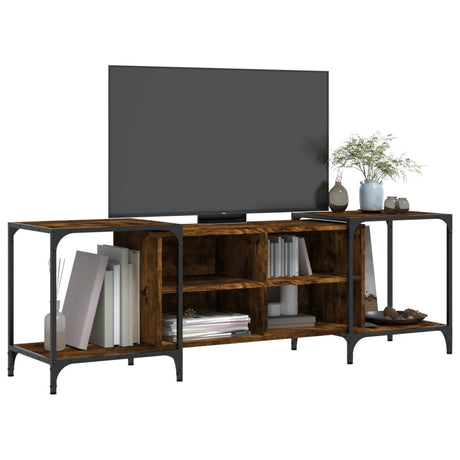 Vidaxl tv-meubel 153x37x50 cm bewerkt hout gerookt eikenkleurig